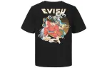 Футболка мужская черная Evisu, черный - фото