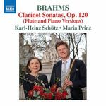 CD диск Brahms / Schutz / Prinz: Clarinet Sonatas 120 - фото