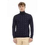 Водолазка Billionaire Highneck Sweater, темно-синий - фото