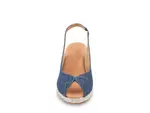 Сандалии Audrey Wedge Andre Assous, Navy/Silver - фото 5