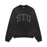 Топ Stussy Stu Appliqué Crew 'Black' - фото