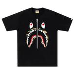 Футболка BAPE 1st Camo Shark Tee, Black/Yellow - фото