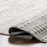 Ковер Catherina Transitional Geometric Area Rug nuLOOM, 81x366 см, серый - фото 5