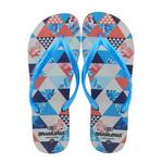 Женские пляжные бюстгалтеры вьетнамки голубого цвета на каучуковой подошве BRASILERAS, светло-голубой / светло-голубой - фото 3