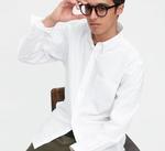 Рубашка Uniqlo, белый - фото 3