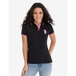 Футболка-поло U.S. Polo Assn. Multitonal Logo Solid, антрацит - фото