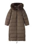 MANGO Зимнее пальто в цвете chocolate - фото