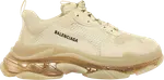 Кроссовки Balenciaga Triple S Sneaker Clear Sole - Off White, белый - фото