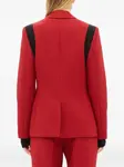 Жакет с вставками MSGM, красный - фото 4