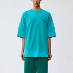 Футболка с вышитым логотипом ADER ERROR, синий - фото 8