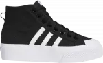 Кроссовки Adidas Wmns Nizza Platform Mid 'Core Black White', черный - фото