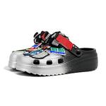 Клоги унисекс OUBT, серебристо-черный - фото 7