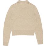 Джемпер Heart intarsia Knit Top Acne Studios, бежевый - фото 2