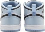 Кроссовки Air Jordan 1 Mid SE TD White Ice Blue, белый - фото 6