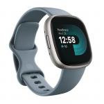 Умные часы Fitbit FB523SRAG Versa 4, синий/платиновый - фото 3