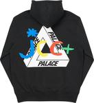 Толстовка Palace JCDC2 Hood 'Black', черный - фото 3