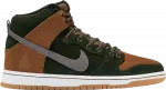 Кроссовки Nike Homegrown x SB Dunk High PRM 'Sequoia', зеленый - фото