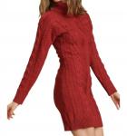 Платье-свитер с косами в красном цвете umgee - фото