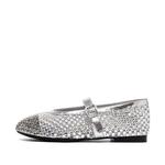 ELLE Серебряные балетки Мэри Джейн, цвет Silver - фото