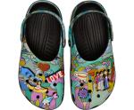 Сабо унисекс The Beatles x Crocs: Love, черный/мультиколор - фото 3