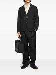 Однобортный блейзер Emporio Armani, черный - фото 2