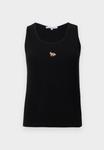 Топ Maison Kitsuné BABY FOX TANK , Black - фото 6