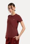 Футболка Smilodox BASIC TEE LAURENA-T_SHIRT_TOP (SHIRTS), Braun/Brown - фото 4