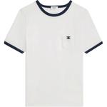 Футболка с вышитым логотипом CELINE, белый - фото 3