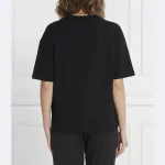 Футболка оверсайз в стиле шаффл Hugo, черный - фото 3