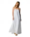 Платье макси Kocca, белый - фото
