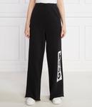 Брюки из искусственной замши Loose fit Hugo, черный - фото