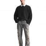 Джемпер мужской ZARA, бежевый - фото 9