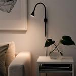 Настенный светильник с зажимом Ikea Navlinge, черный - фото 5