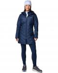 Куртка Columbia Heavenly Long Hooded Jacket, темно-синий - фото 6