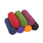 Болстер для йоги (круглый) BASIC черный, корпус из полбы BODHI, черный - фото 4