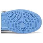 Кроссовки Nike Air Jordan 1 Retro High OG GS UNC Toe, белый/голубой/черный - фото 8