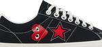 Кроссовки Converse Comme des Garçons Play x One Star Black White, черный - фото 2