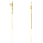 Серьги Tous Lure Long, позолоченное серебро/серебро - фото