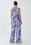 Комбинезон BWLDR PARKES JUMPSUIT, Blue Abstract/Blue - фото 4