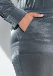Брюки Ulla Popken METALLIC-SCHIMMER KOMFORTBUND, Silver/Silver-Coloured - фото 6