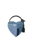 Клатч в форме сердца Moschino, синий - фото