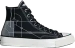 Кроссовки Converse END x Chuck 70 High Blueprint, черный - фото