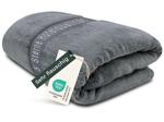 Уютное одеяло Zollner, 150x200 см, графитовый - фото