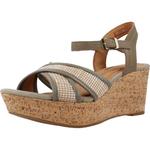 Сандалии Clarks модель 26171441c цвет зеленый - фото