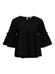Блуза OBJECT, черный - фото