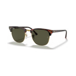 Солнцезащитные очки унисекс с низкой перемычкой, rb3016f clubmaster classic 55 Ray-Ban, черный - фото 11