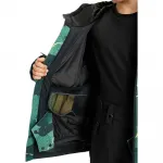 Куртка Quiksilver Mission Printed, зеленый - фото 3