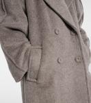 Пальто из смеси альпаки и шерсти Acne Studios, Warm Grey Melange - фото 5
