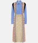 Платье-рубашка с принтом Prada, Vaniglia Ara - фото