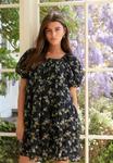 Платье Next SQUARE NECK BOHO TIERED , Navy Floral/Blue - фото 2
